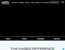 Tablet Screenshot of kagedmuscle.com